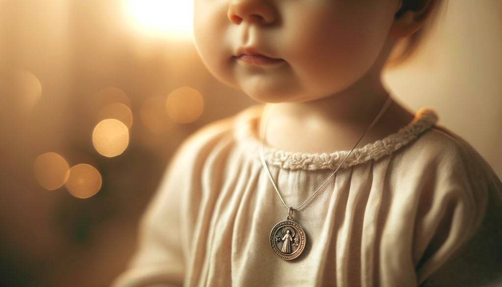 Entre tradition et modernité : choisissez une médaille Vierge Marie unique pour un baptême spécial